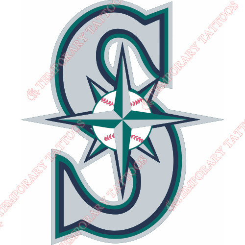 Seattle Mariners Customize Temporary Tattoos Stickers NO.1910